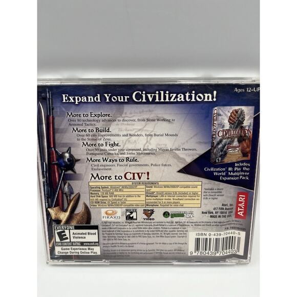 Sid Meier's Civilization Conquests PC Expansion - 2003 - Picture 7 of 7